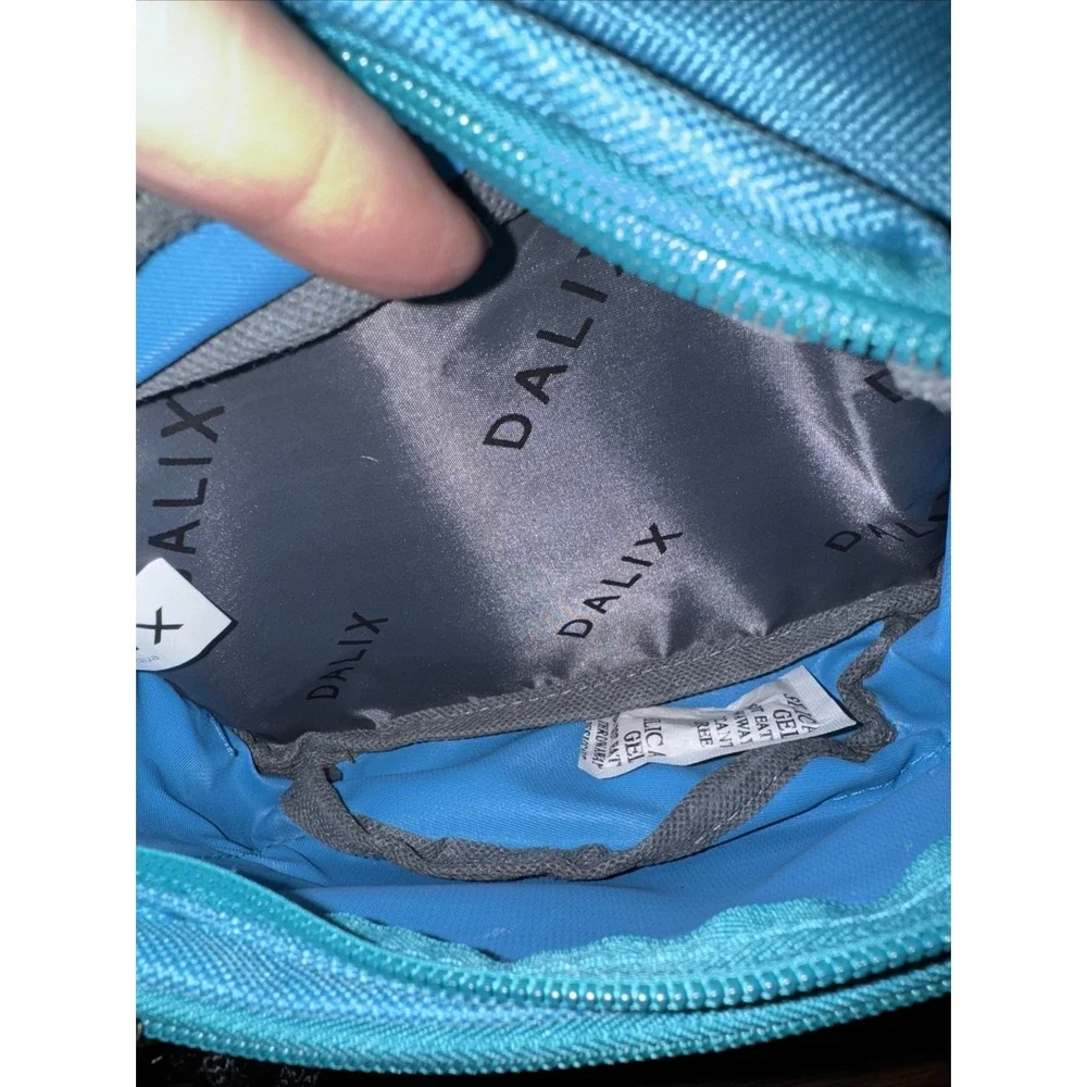 New DALIX Fanny Pack Money Pouch Unisex Aqua Blue Nautical Adjustable